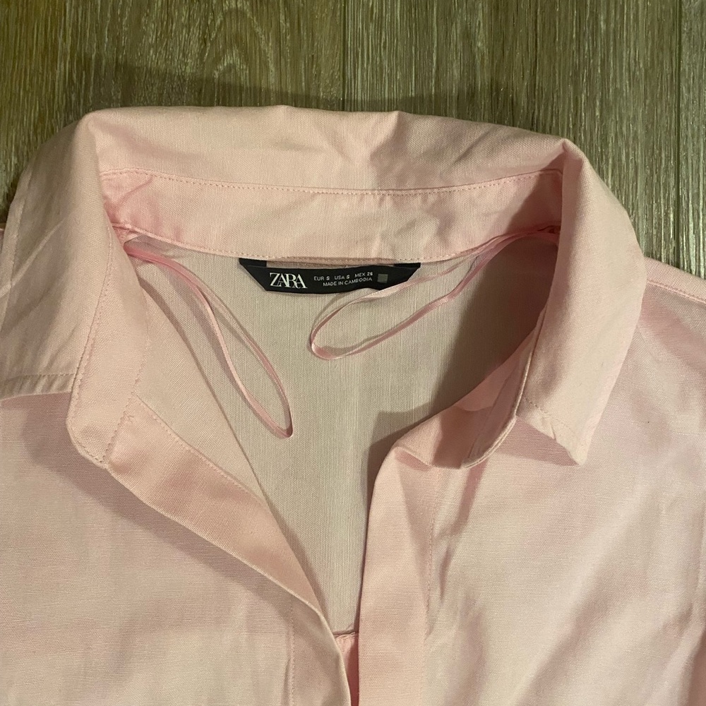Women’s Blouse Long Sleeve Zara size Small - Picture 2 of 6